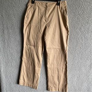 ) Talbots Womens Kaki Pants Size 10 Tan